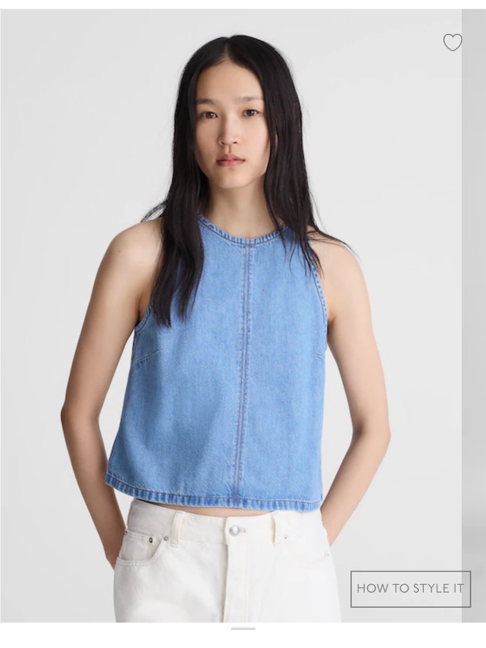 Madewell Airy Halter Shell Top